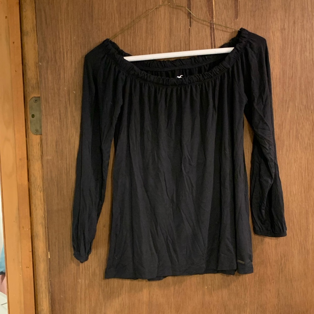 Hollister Black Easy Tee - Size XS